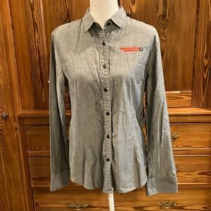 Martinsville Speedway shirt gray button up L